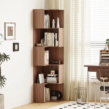 Large Bookshelf Corner Storage