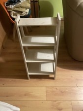 3 Tier White Corner Shelf