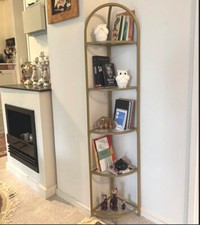 Tall Corner Bookcase Storage