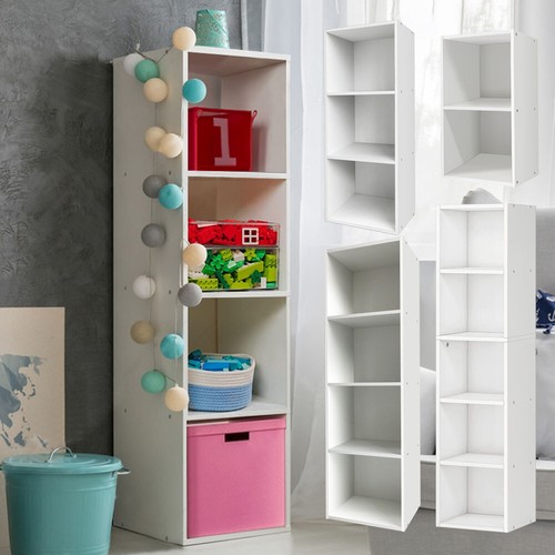 Tall wide wooden 5 cube - wooden,