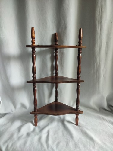 Vintage small whatnot shelf - vintage,
