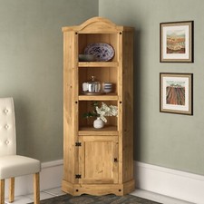 Corona Corner Bookcase Display
