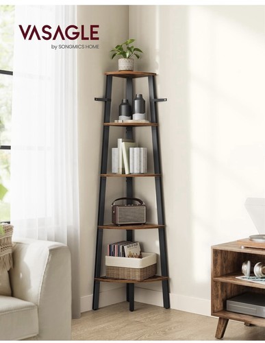 Vasagle corner bookcase - corner, 5