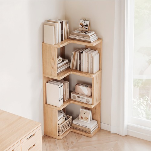 Corner shelf bookcase - bookcase, storage