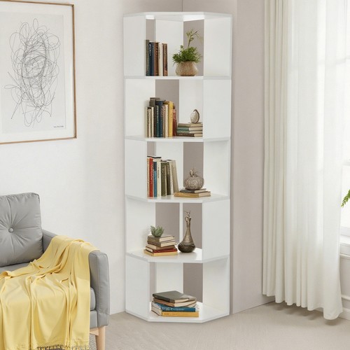 Corner bookshelf storage - corner,